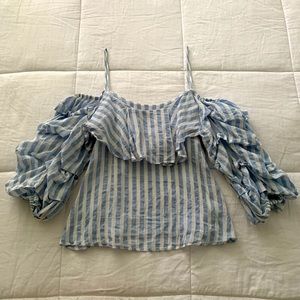 ZARA STRIPE TANK BLOUSE
